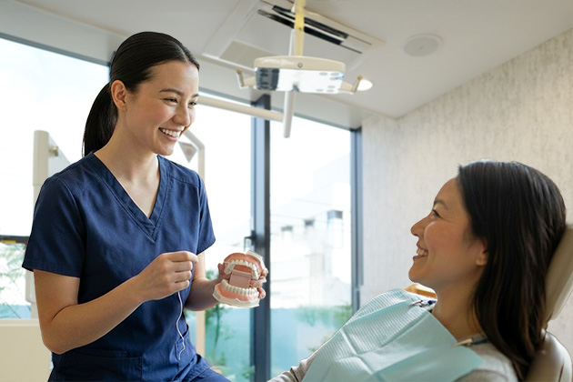 わかりやすい説明で、患者様が納得できる治療