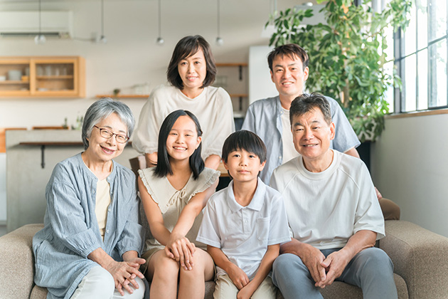 お子様からご高齢の方まで、家族みんなで通える