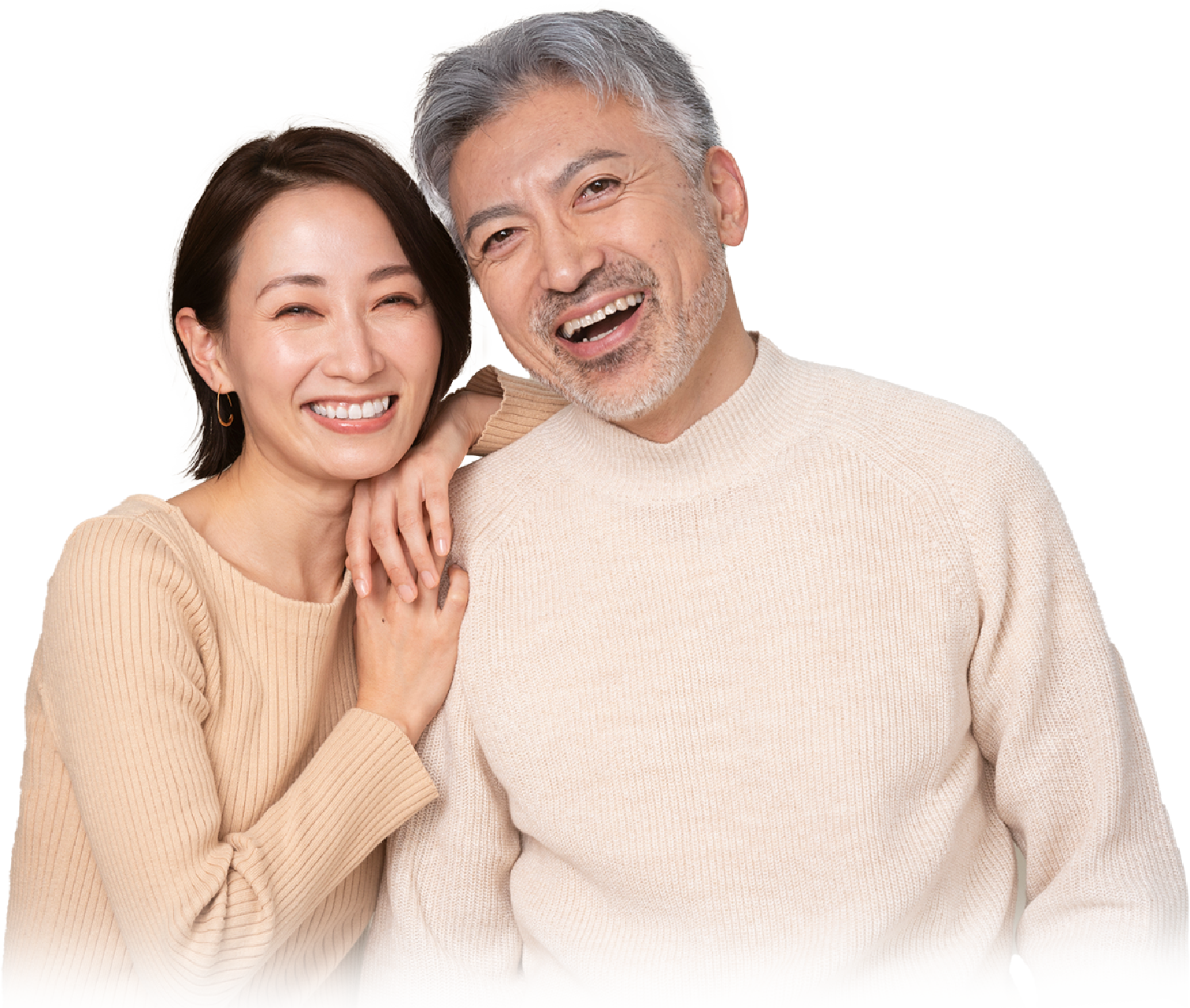 笑顔の夫婦のイメージ